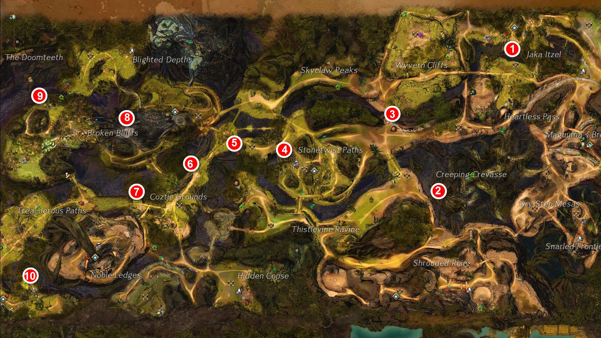 gw2-jungle-totem-hunter-achievement-map